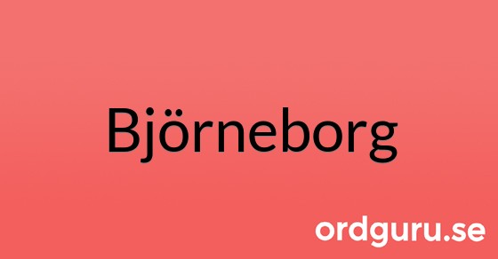 Bild med texten Björneborg