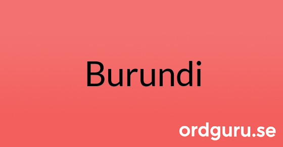 Bild med texten Burundi