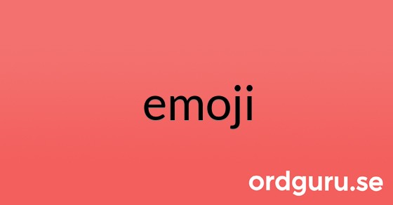 Bild med texten emoji