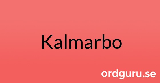 Bild med texten Kalmarbo