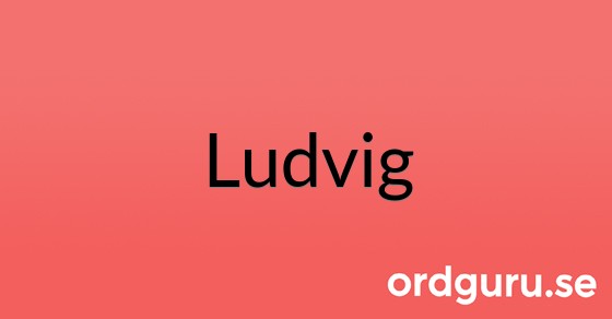 Bild med texten Ludvig