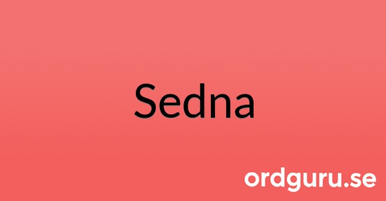 Bild med texten Sedna
