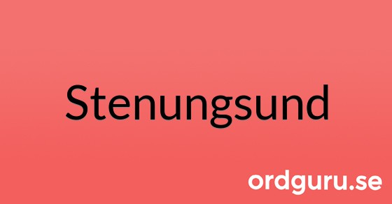 Bild med texten Stenungsund