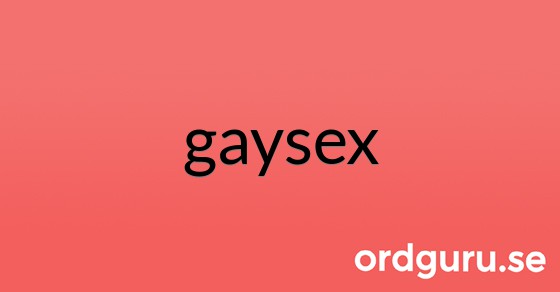 Bild med texten gaysex