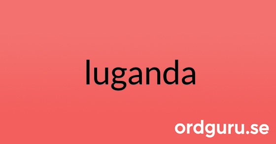 Bild med texten luganda